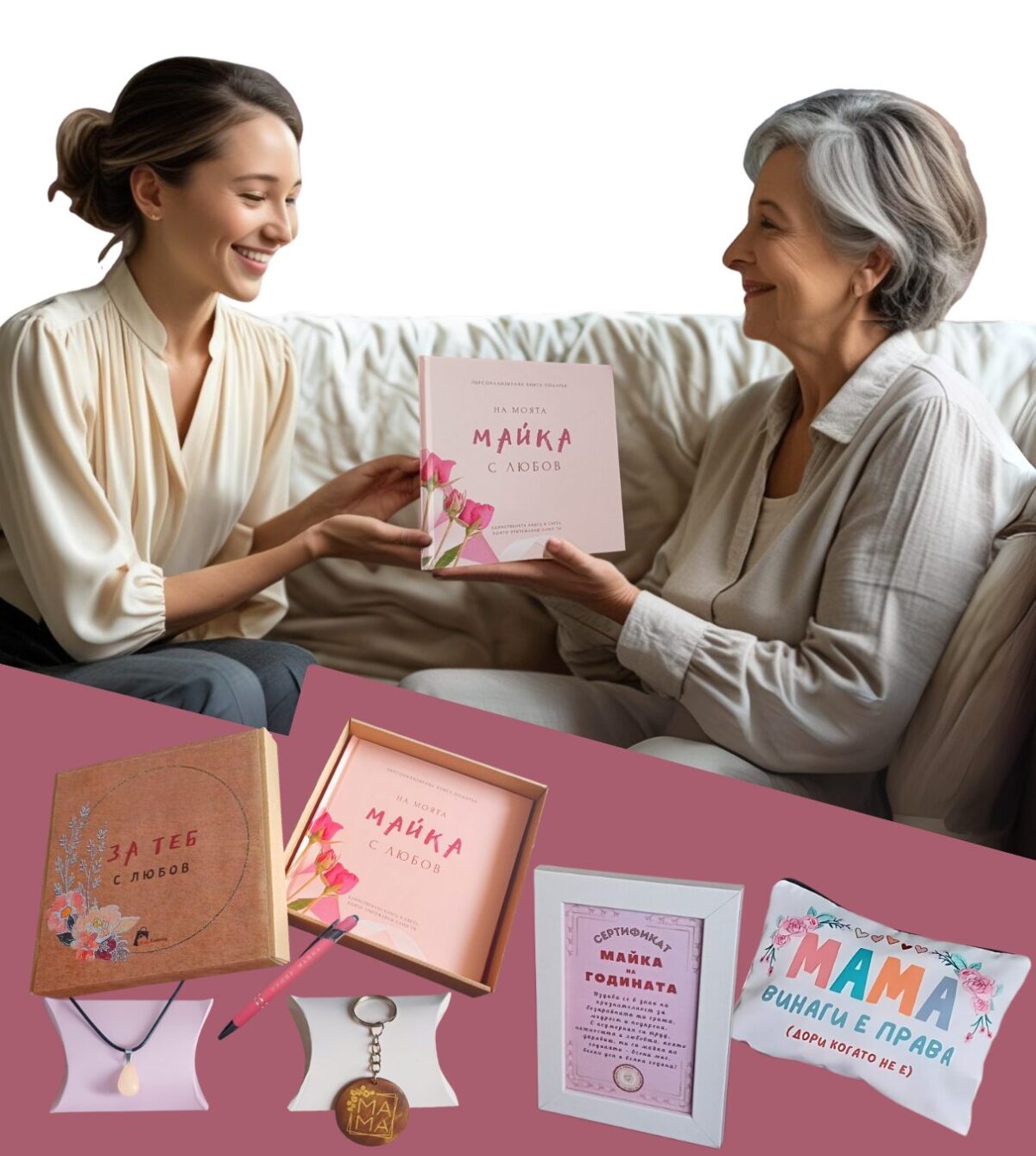 идеи за подарък за мама 8 март Коледа комплект кутия от 6 части