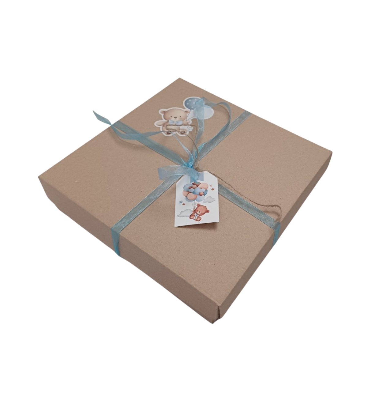 подаръчна кутия за погача бебе момче