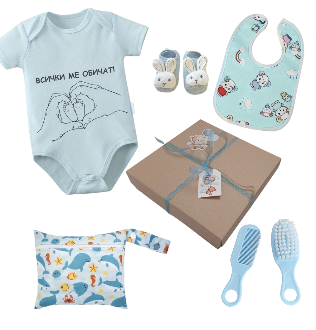 подарък за бебе момче за новородено погача идея